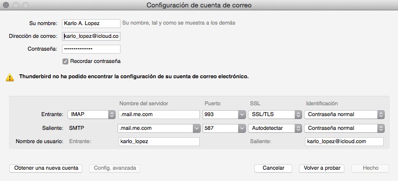 Screenshot of Thunderbird's mail settings pane