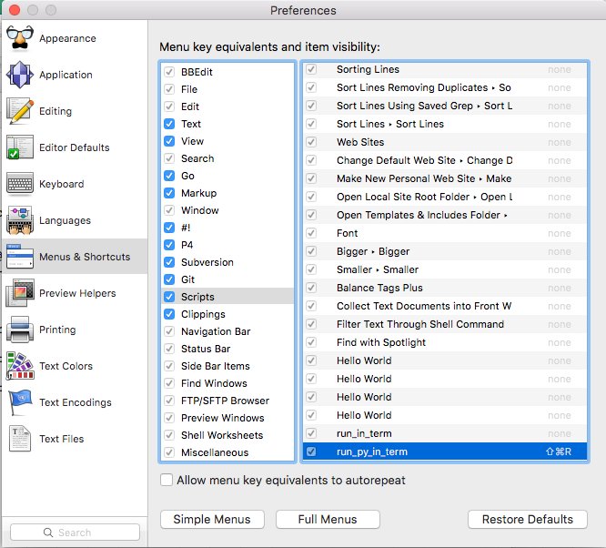 Here is a screenshot of the preferences' pane